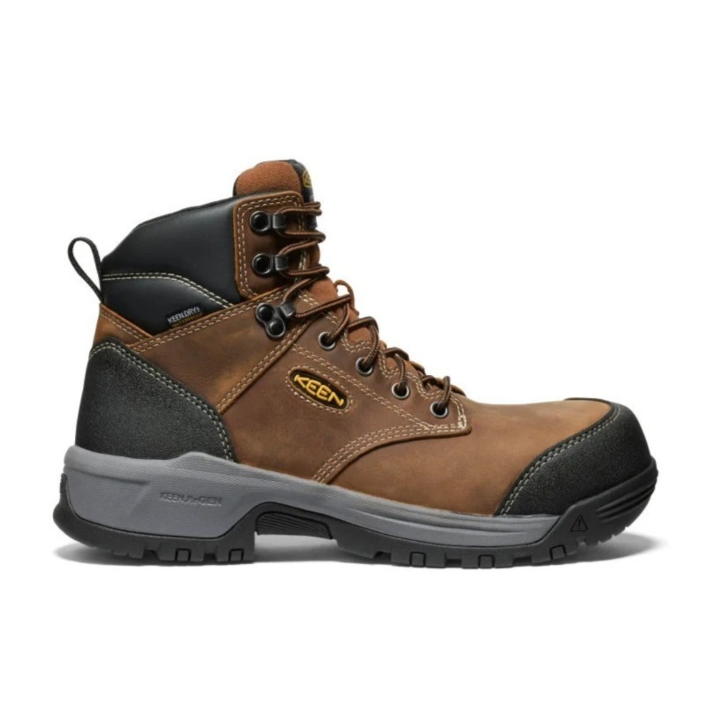 KEEN® (Men's 8.5 D) Evanston™ 6" Carbon‎ Toe Waterproof Boot in Bison - $160